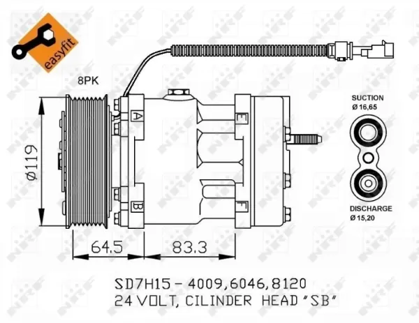 Compresor de aire acondicionado Mazda 323 F VI