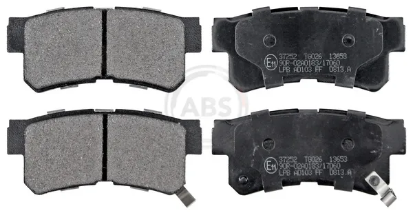 Pastillas de freno traseras 37252 ABS