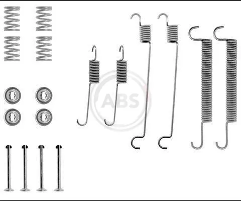 Kit de montaje de zapatas de freno traseras Peugeot 405 I