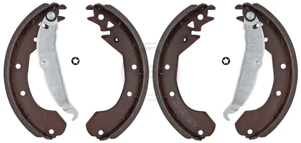 Zapatas de freno 8807 ABS