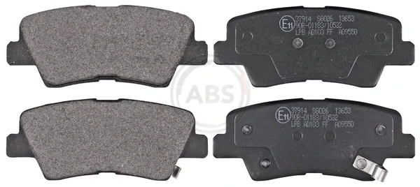 37914 ABS pastillas de freno traseras