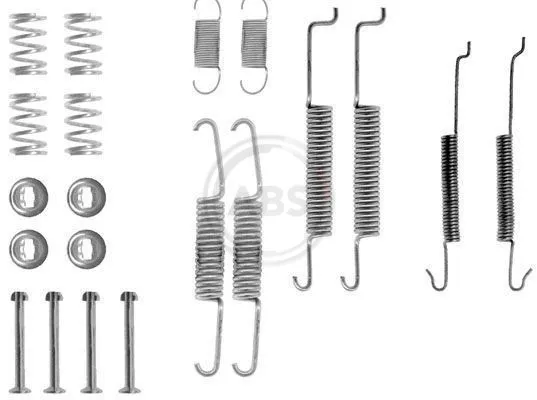 Kit de montaje de zapatas de freno traseras 0680Q ABS