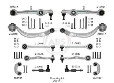 Kit de brazo de suspensión delantera ABS 219901