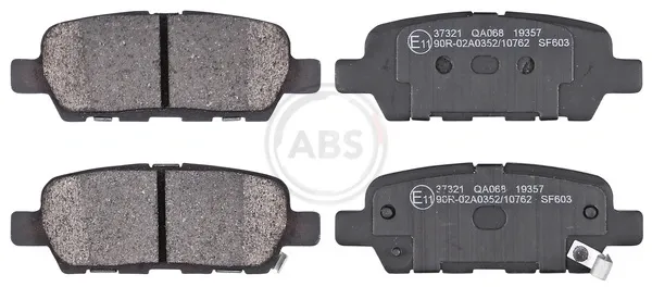 Pastillas de freno traseras 37321 ABS
