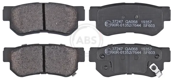 Pastillas de freno traseras 37247 ABS