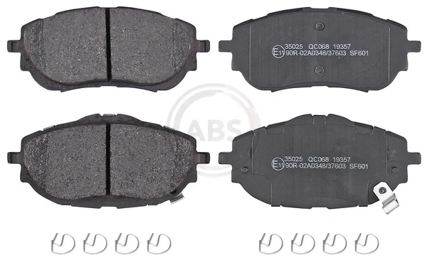 35025 ABS pastillas de freno delanteras