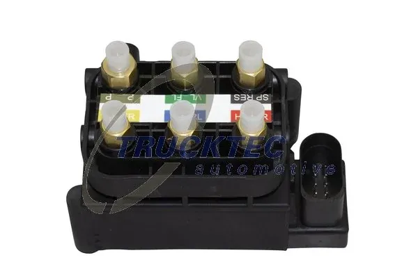 Bloque de válvulas de suspensión regulable 0230408 Trucktec