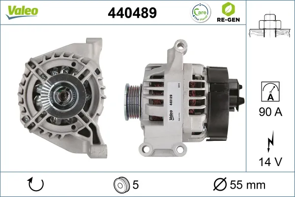 Alternador 440489 VALEO
