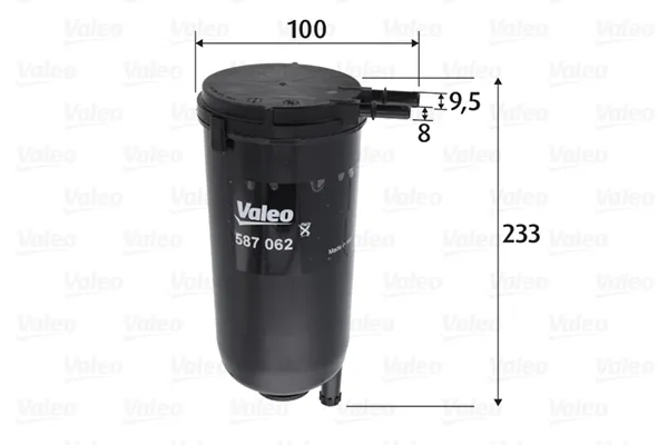 Filtro de combustible 587062 VALEO