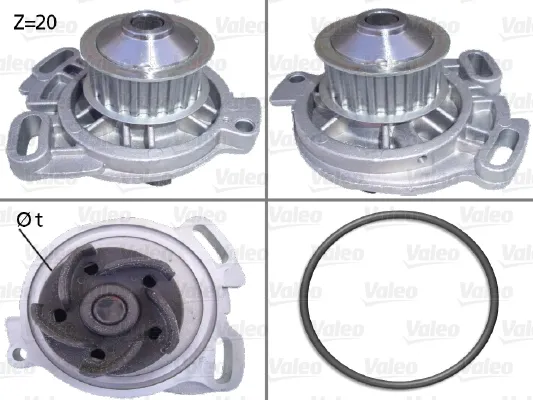 Bomba de agua 506105 VALEO