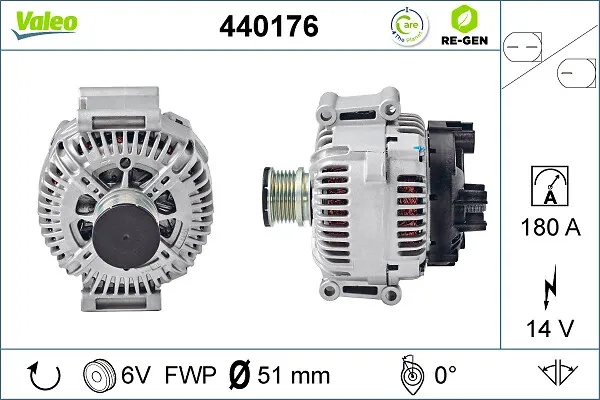 Alternador 440176 VALEO