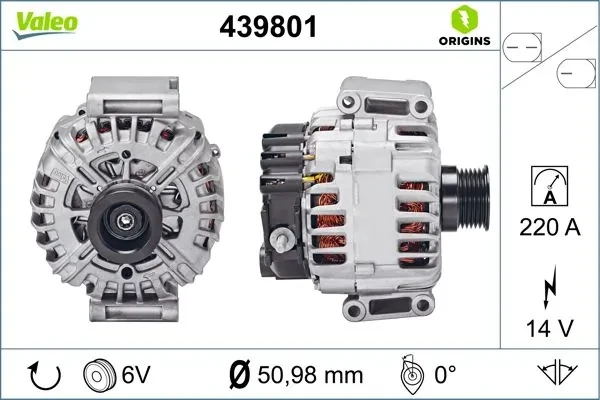 439801 VALEO alternador