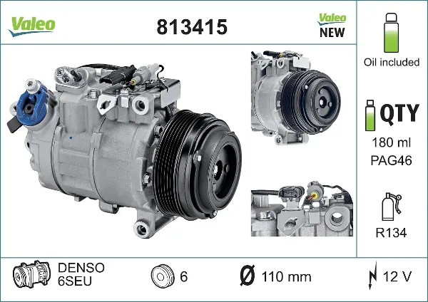 Compresor ac BMW 3 sedán (E90) (2005 - 2011) precio, desde