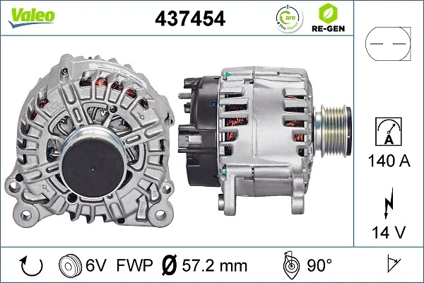 437454 VALEO alternador