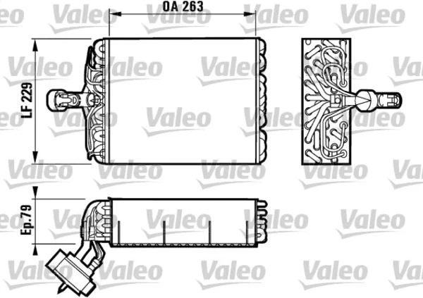 Evaporador, aire acondicionado Citroen ZX (N2)