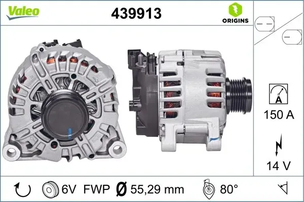 Alternador 439913 VALEO