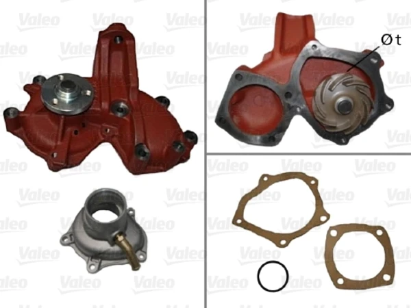 Bomba de agua para Fiat Fiorino (146 Uno)