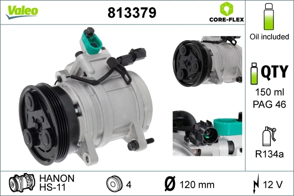 813379 VALEO compresor de aire acondicionado