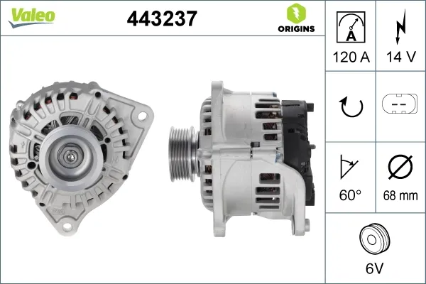 Alternador Renault Trucks Mascott FH