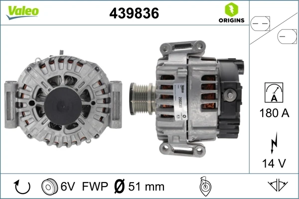 439836 VALEO alternador