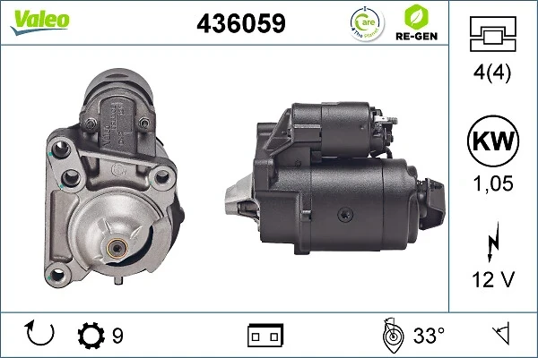 436059 VALEO motor de arranque