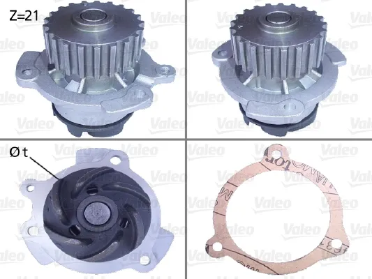 Bomba de agua 506151 VALEO