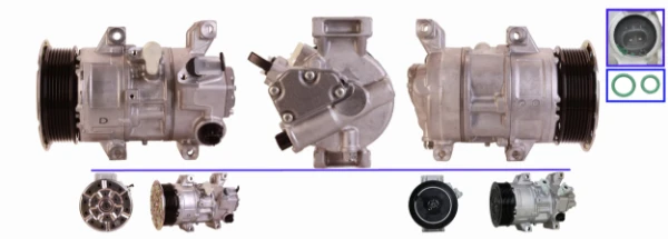 Compresor de aire acondicionado Toyota Auris JPP (E15)