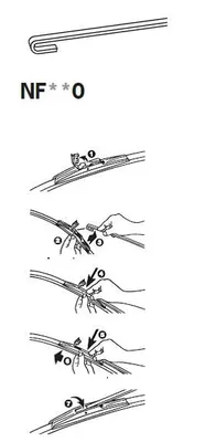 Escobilla del limpiaparabrisas del lado del conductor TRICO NF650