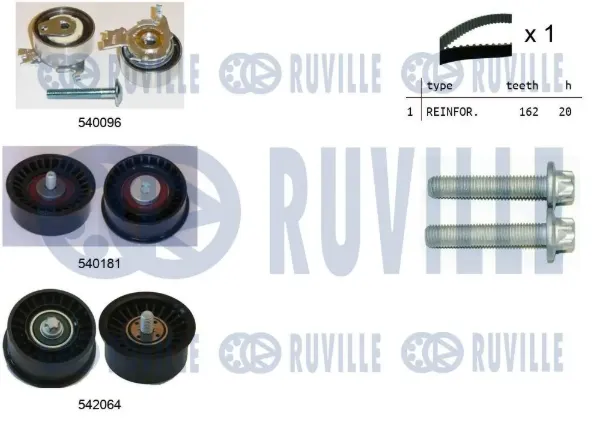 Kit de distribución 550317 Ruville