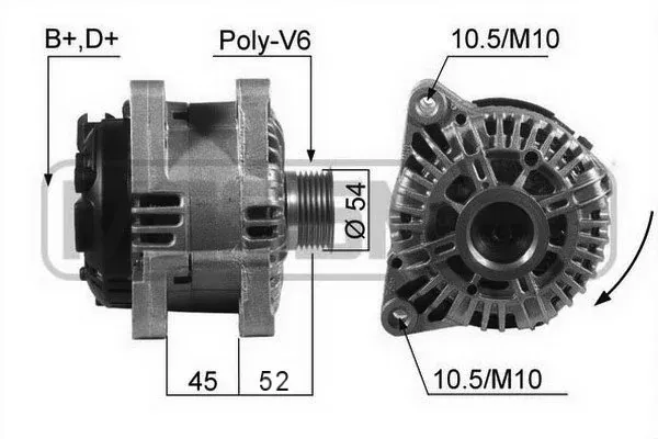 Alternador 210234A ERA