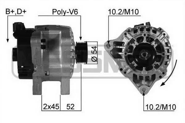 Alternador 210205A ERA