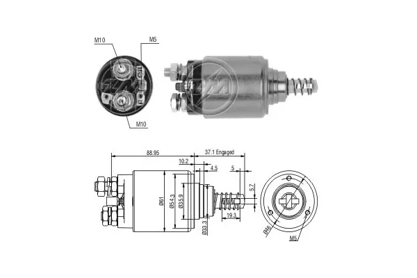 Solenoide de arranque 35602 Four Seasons