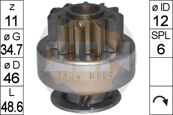 ZN1794 ERA bendix, motor de arranque