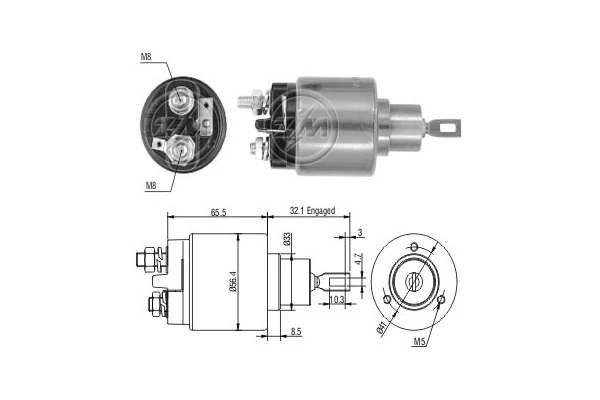 Interruptor magnético, estárter ZM873 ERA