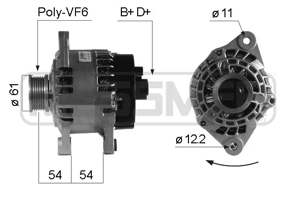Alternador 210236 ERA