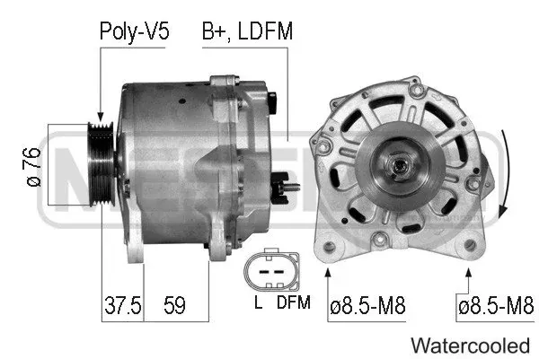 Alternador 210784 ERA