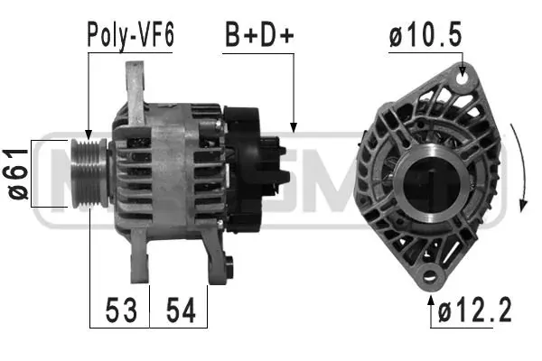 Alternador 210863A ERA