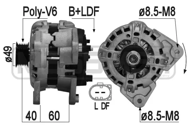 Alternador 209261A ERA