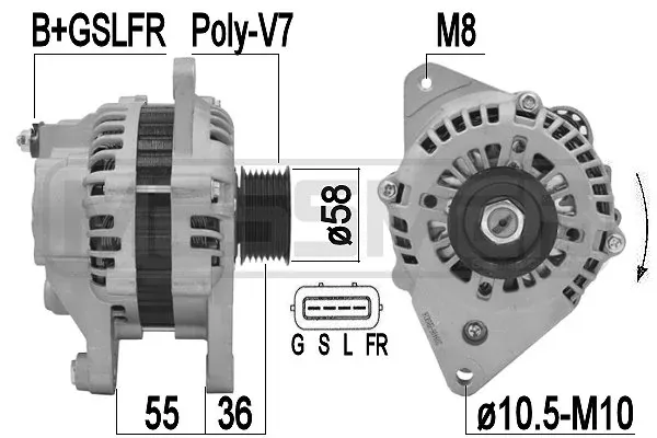 Alternador 209446A ERA
