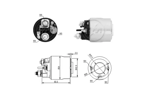 Solenoide de arranque ZM2494 ERA