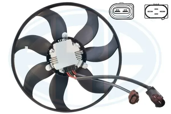 Ventilador eléctrico de refrigeración completo izquierdo (motor y hélice) 352114 ERA