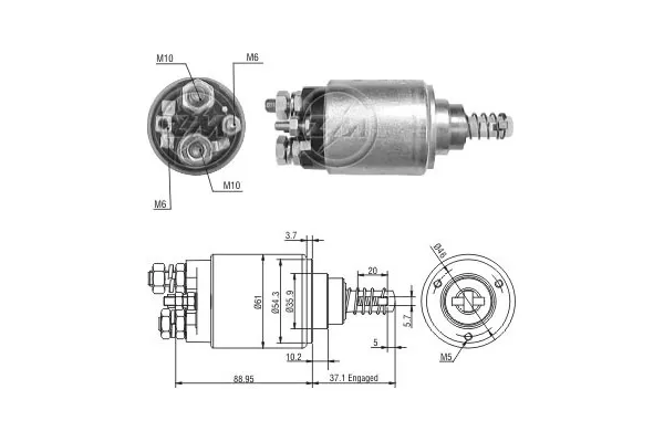 Solenoide de arranque ZM1639 ERA
