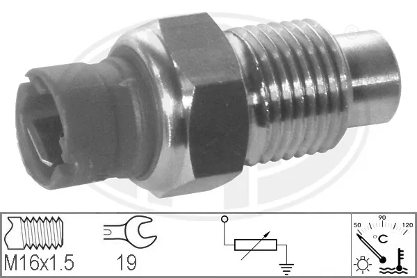 Sensor de temperatura del refrigerante del tablero 330082 ERA
