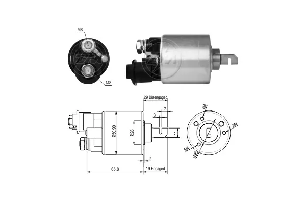 Solenoide de arranque ZM1608 ERA