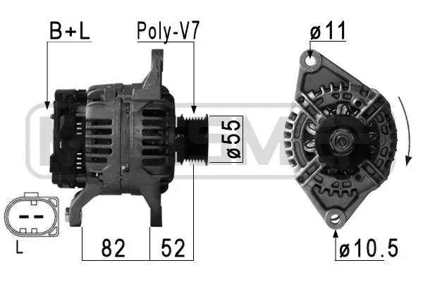 Alternador 210886A ERA