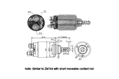 Solenoide de arranque ERA ZM544