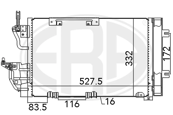 667015 ERA condensador aire acondicionado