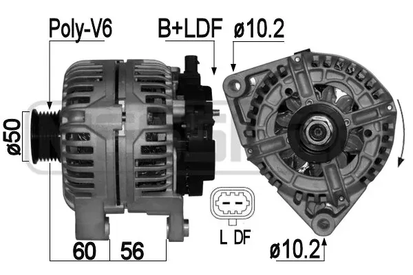 Alternador 209044A ERA