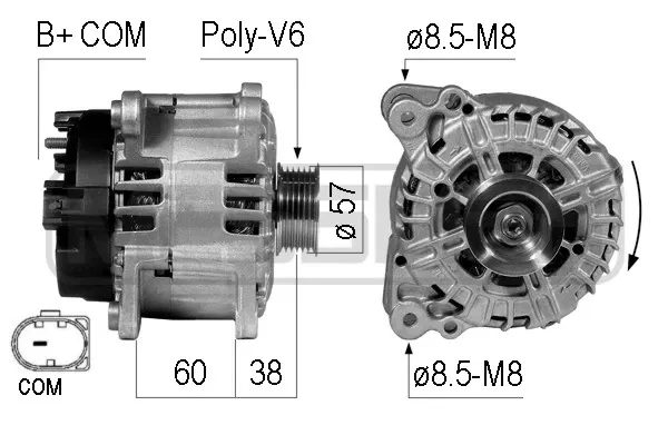 Alternador 210737 ERA