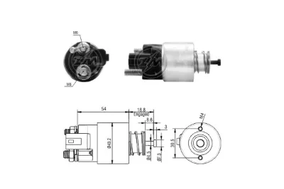 Solenoide de arranque ERA ZM391